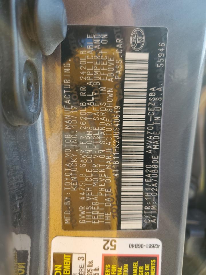 Toyota Camry L Image 7