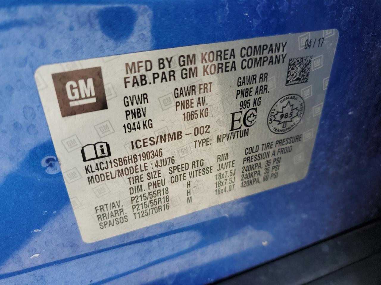 Buick Encore Sport Touring Image 12