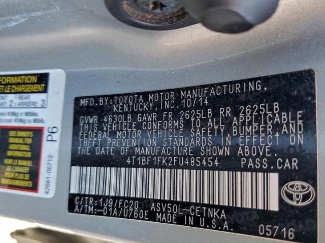 Toyota Camry Le Image 2