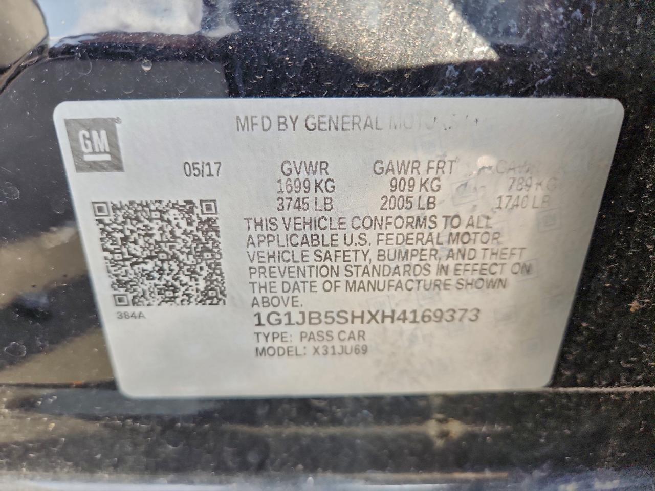 Chevrolet Sonic Ls Image 9