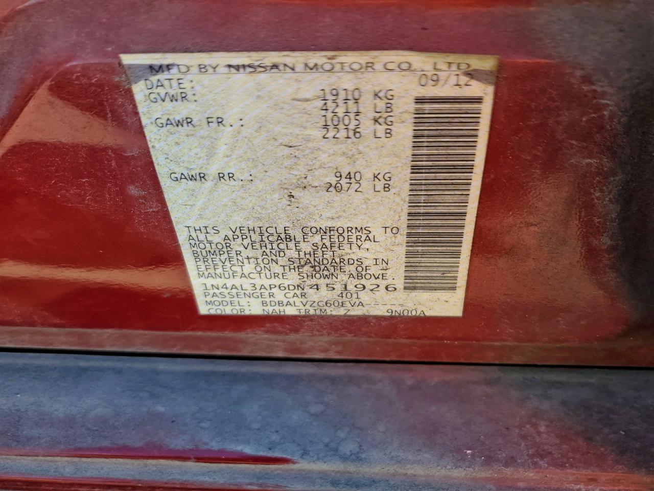 Nissan Altima 2.5 Image 12