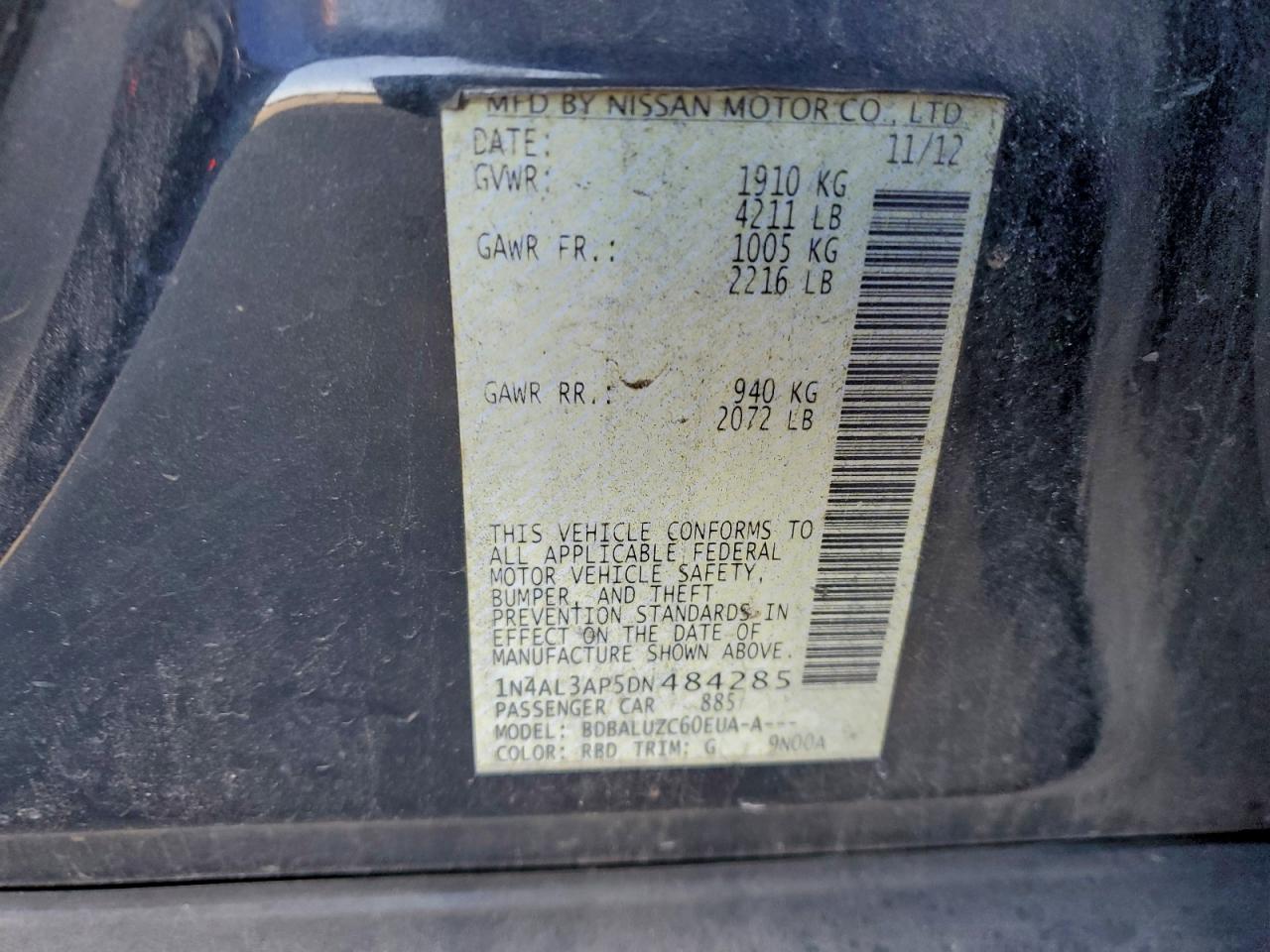 Nissan Altima 2.5 Image 9