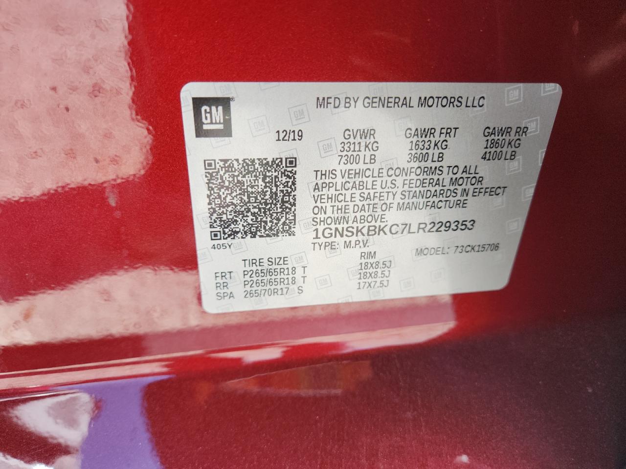 Chevrolet Tahoe K1500 Lt Image 9