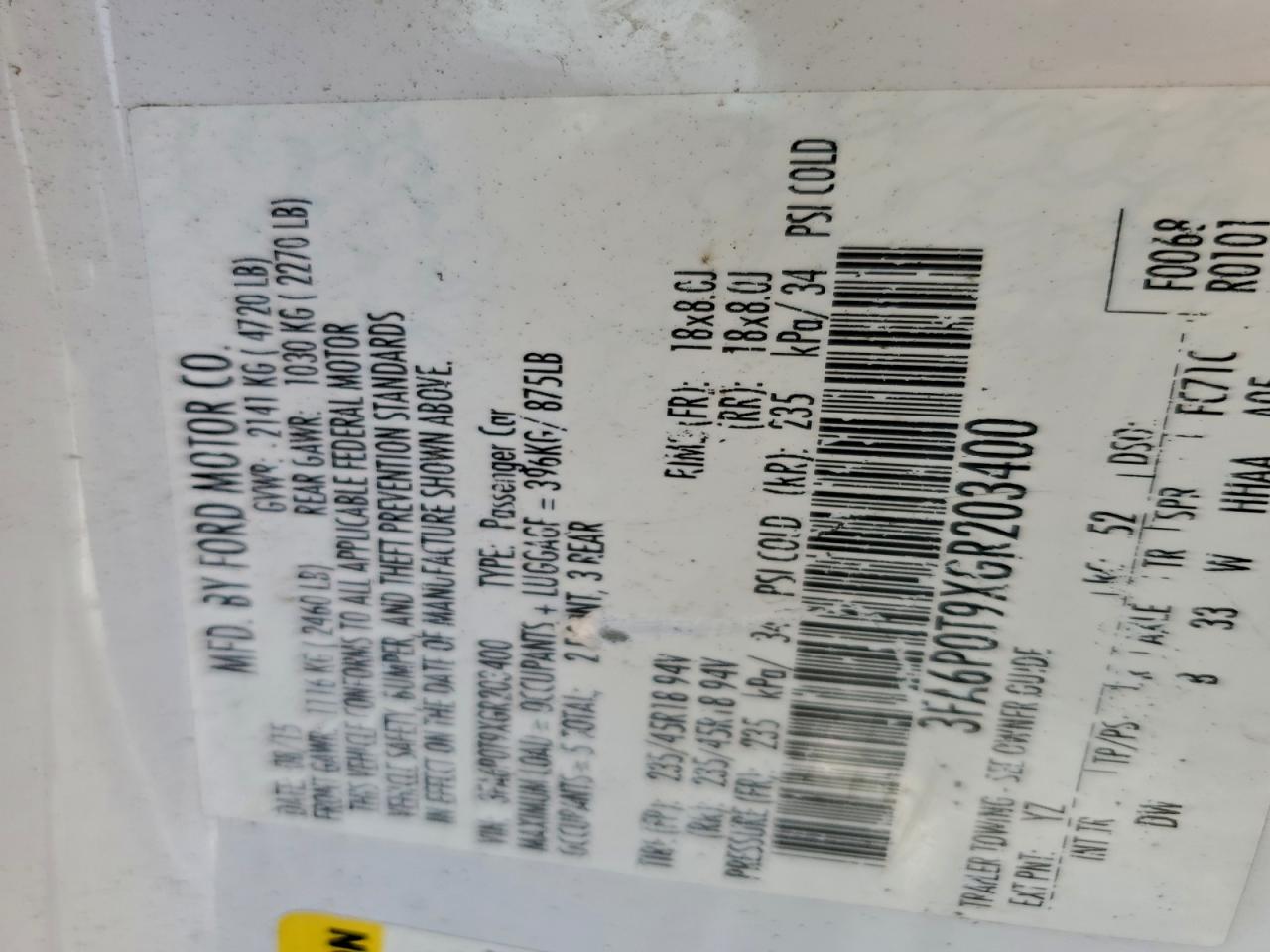 Ford Fusion Se Image 8