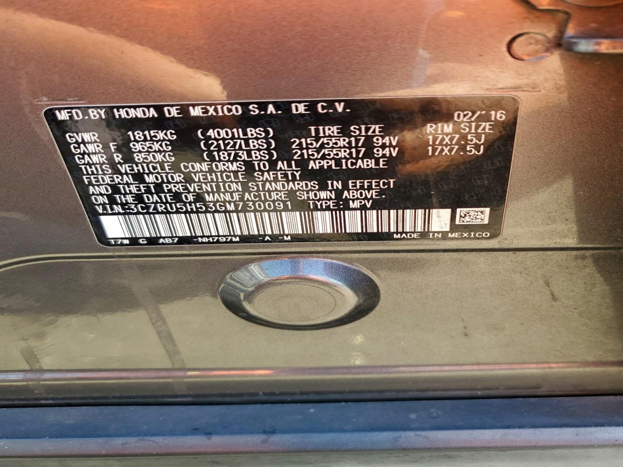 Honda HR-V Ex Image 8