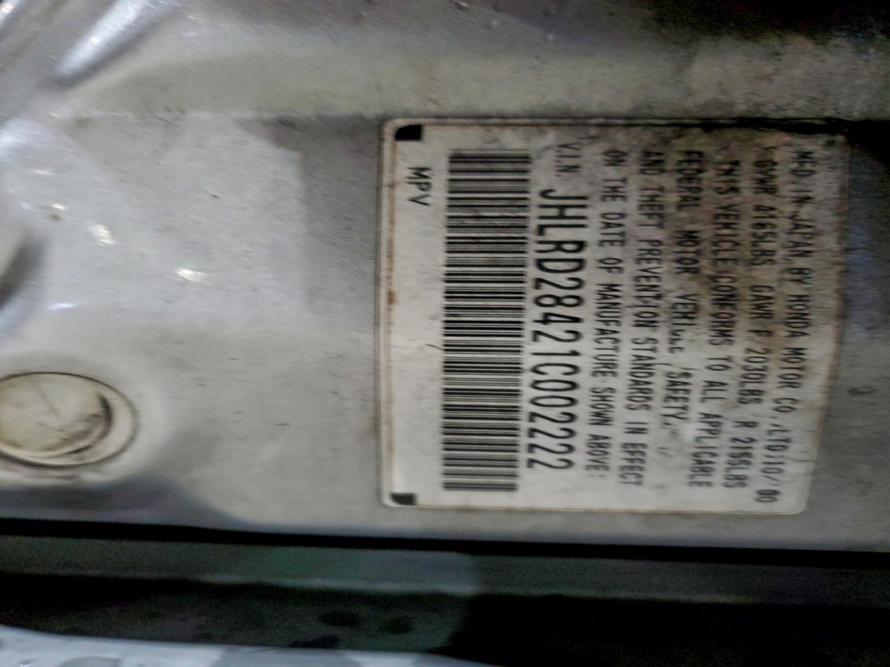 Honda Crv Lx Image 10