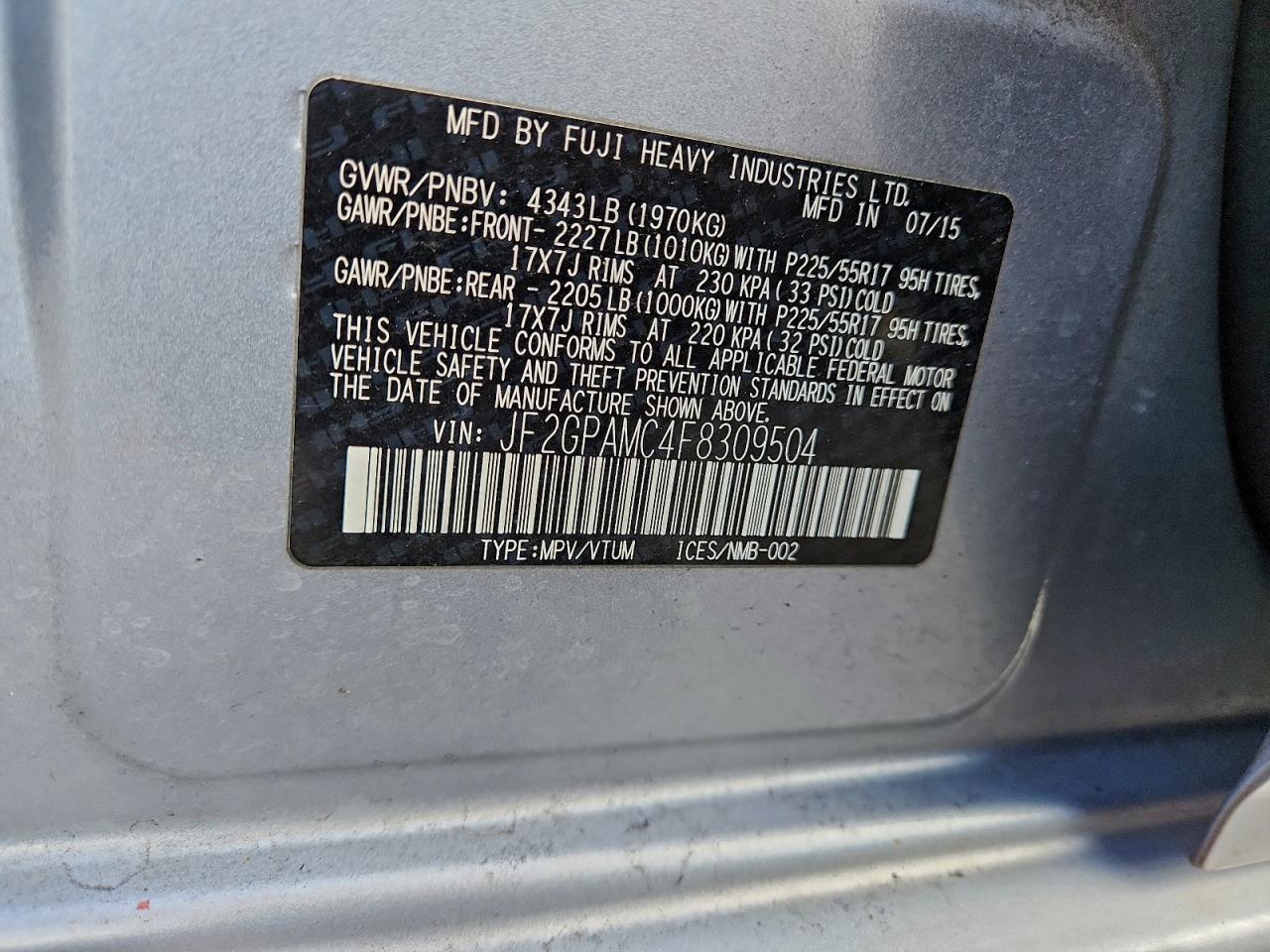 Subaru Xv 2.0 Limited Image 12