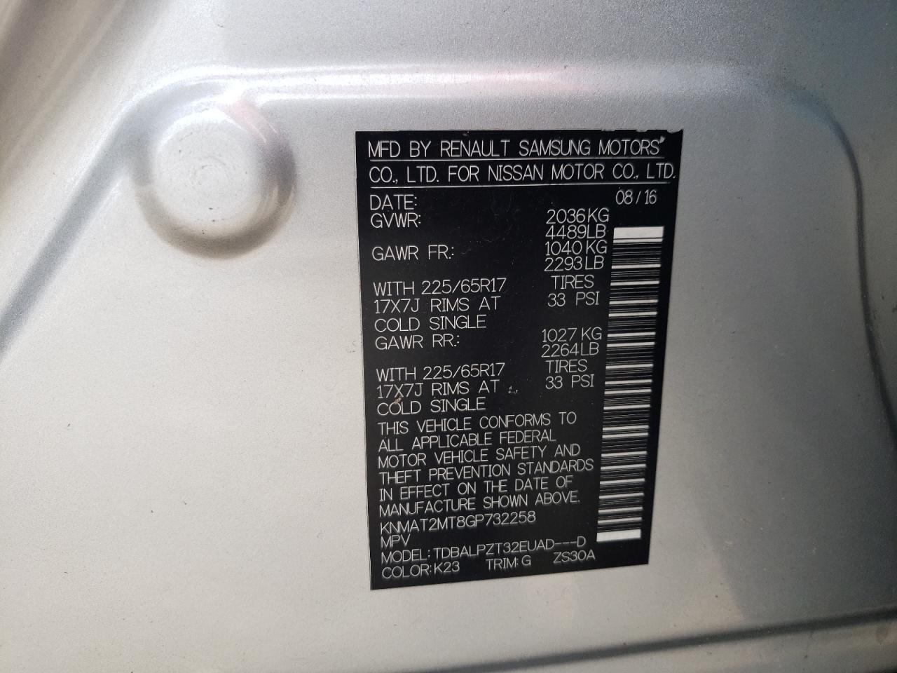 Nissan Rogue S Image 10