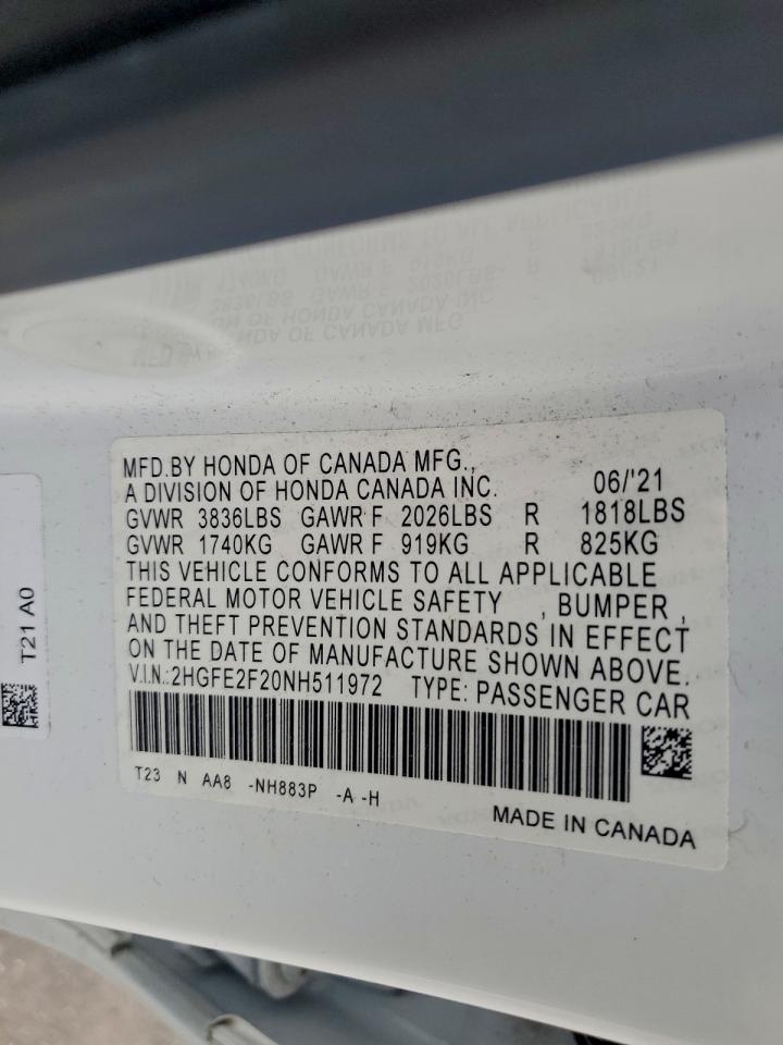 Honda Civic Lx Image 8