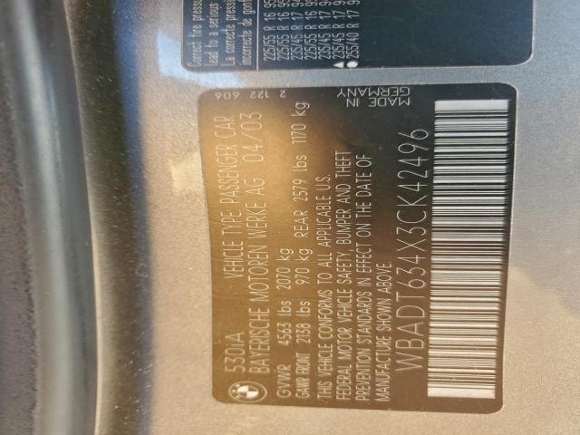 BMW 5 Series I Automatic Image 12