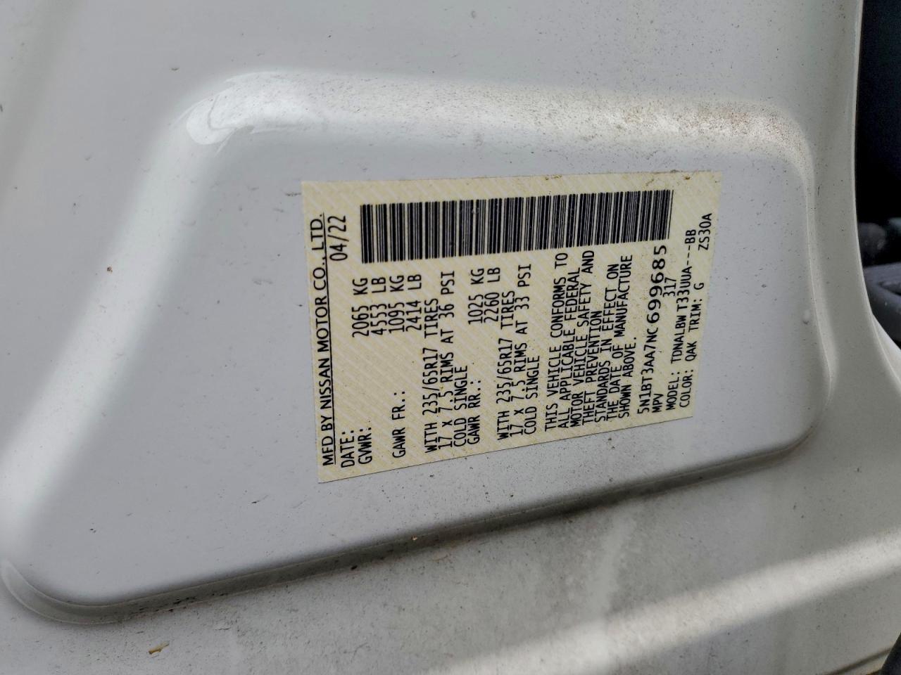 Nissan Rogue S Image 5