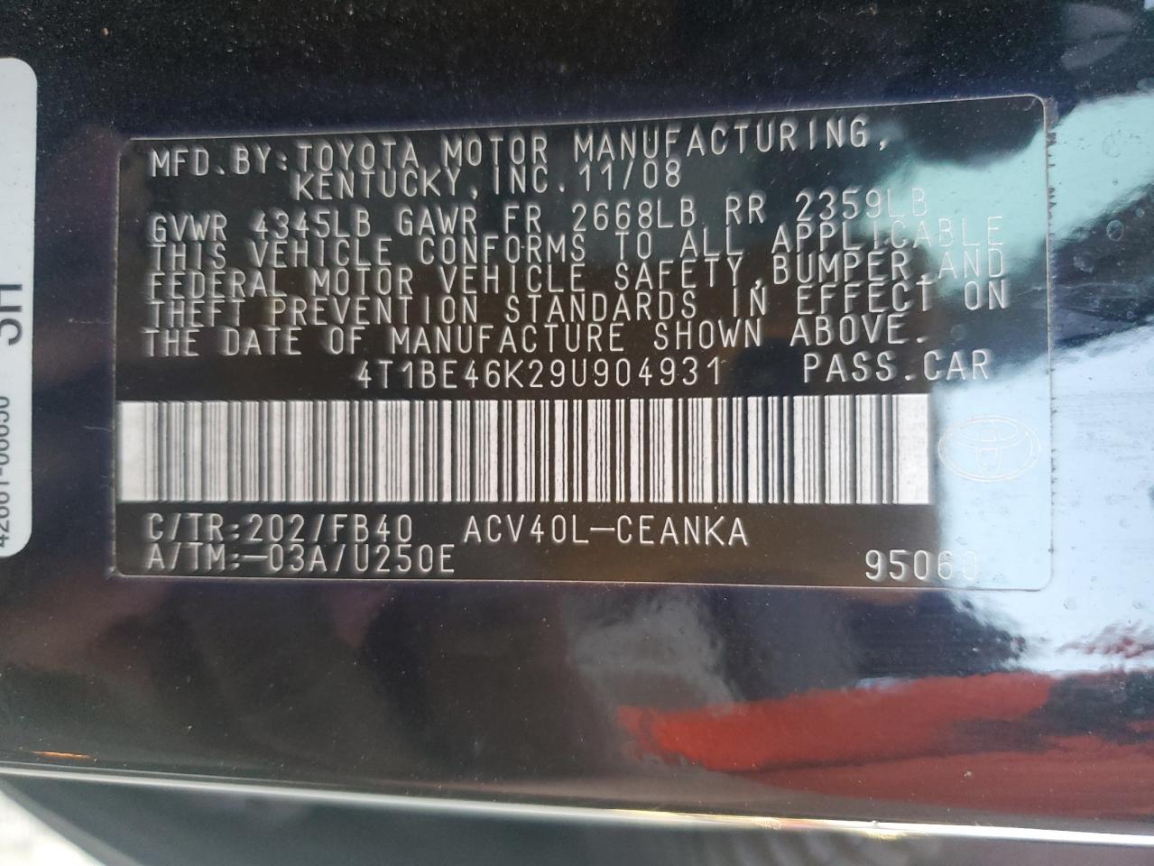 Toyota Camry Base Image 11