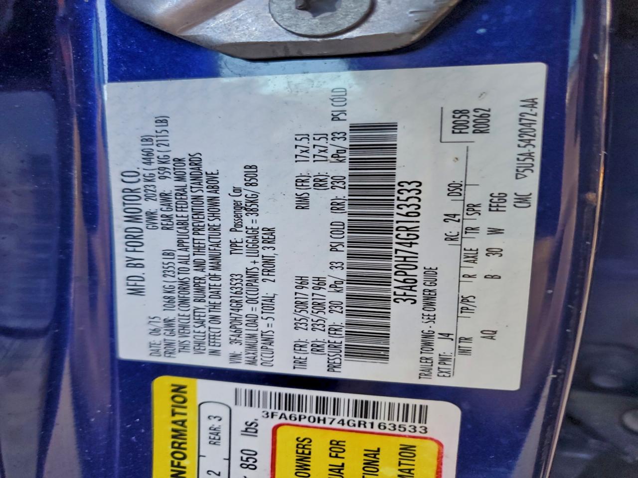 Ford Fusion Se Image 10