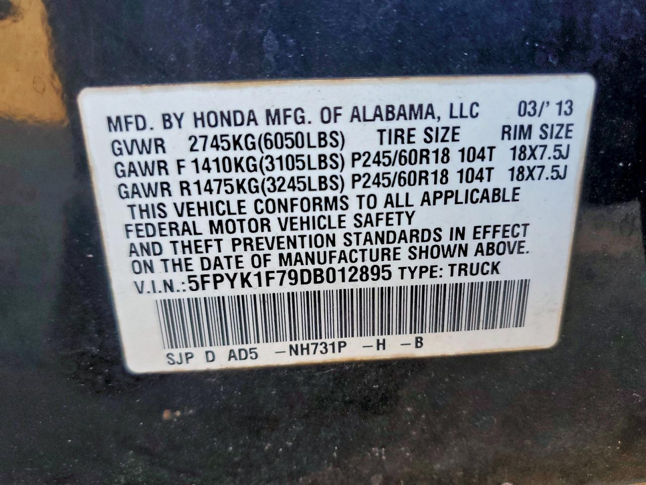 Honda Ridgeline Sport Image 7