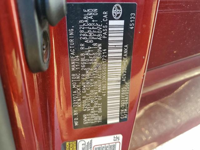 Toyota Camry Le Image 5