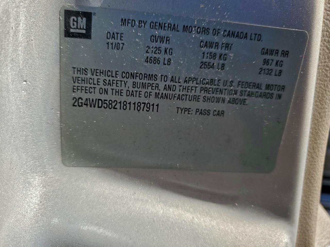 Buick LaCrosse Cxl Image 11