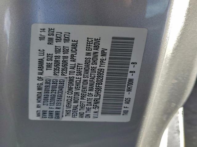 Honda Odyssey Touring Image 6