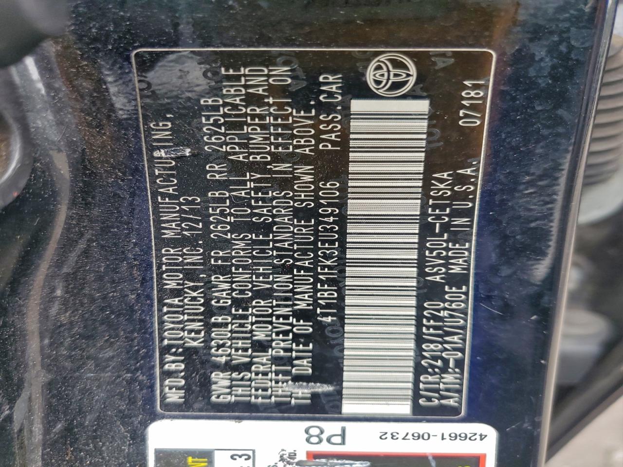 Toyota Camry L Image 9