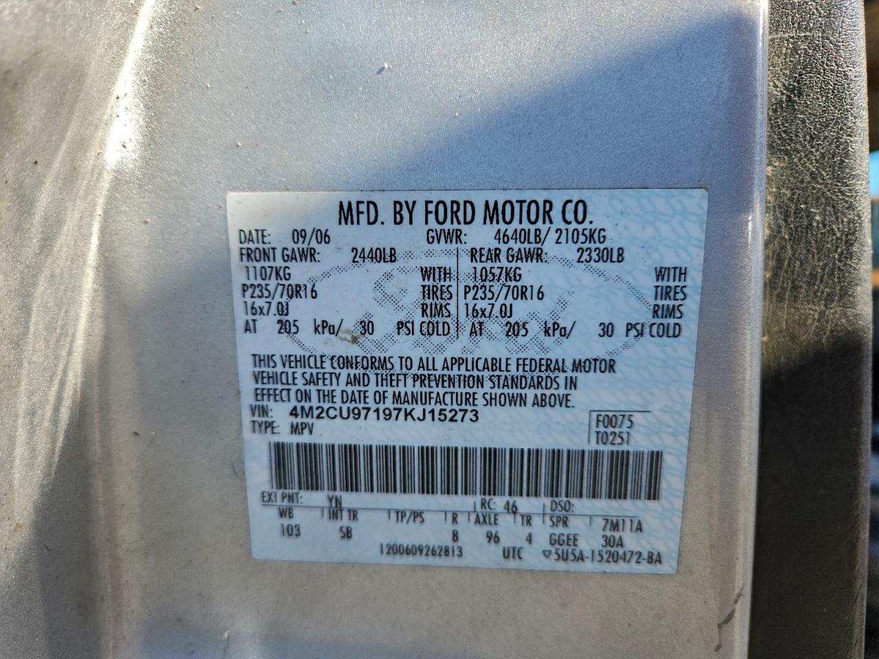 Mercury Mariner Premier Image 3